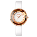 SKMEI 1707 Women Quartz Watch Wristwatches Relojes de Mujer Ladies Leather Band Watch